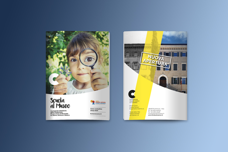 Realizzazione grafica Copertina e retro brochure didattica 2019